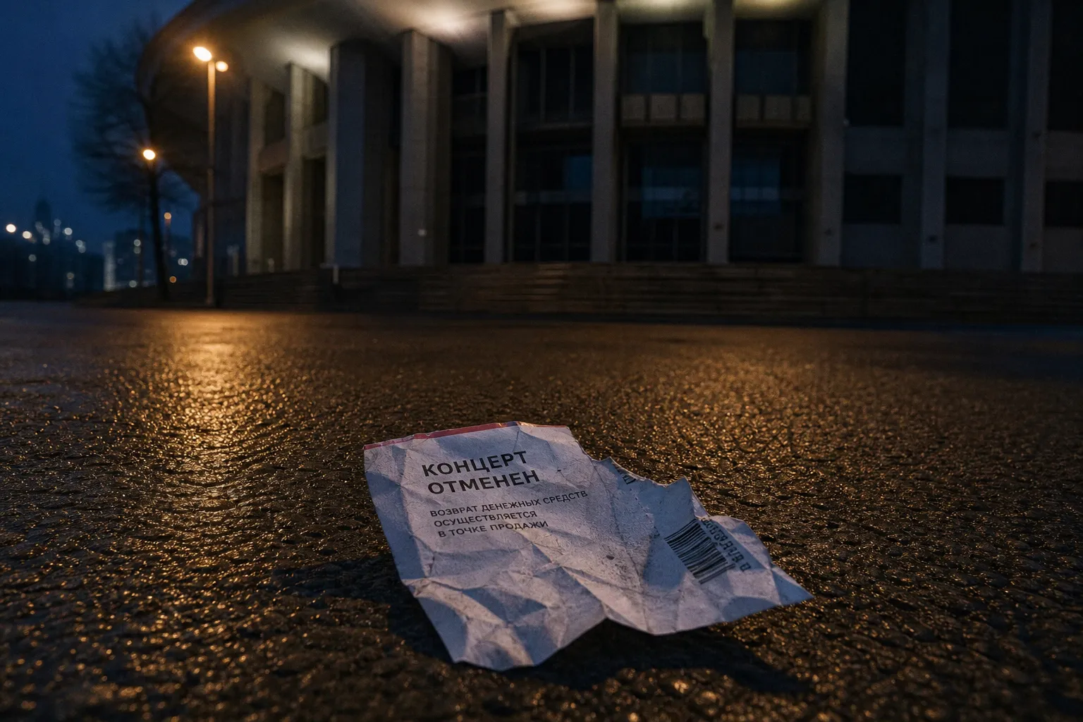 Правила возврата денег за отмененный концерт: пошаговый алгоритм для зрителя
